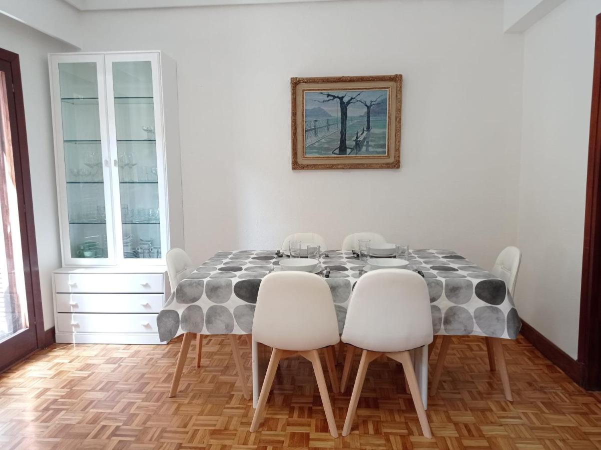 סן סבסטיאן Easo Terrace Apartment Free Private Parking And Air Conditioning מראה חיצוני תמונה
